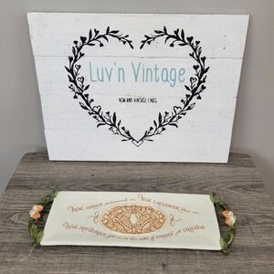 Amscan Home Serving Tray‎ Decorative Fruit Handles Table Decor Centerpiece